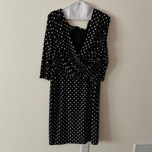 Jones New York polka dot dress